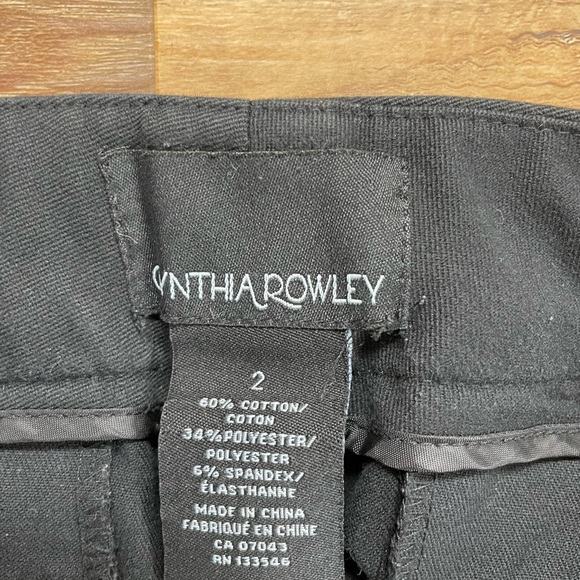Cynthia Rowley stretch chino dress pants size 2 - Picture 3 of 3